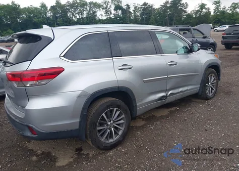 2018 Toyota Highlander Xle from USA, damaged, VIN 5TDJZRFH6JS545680